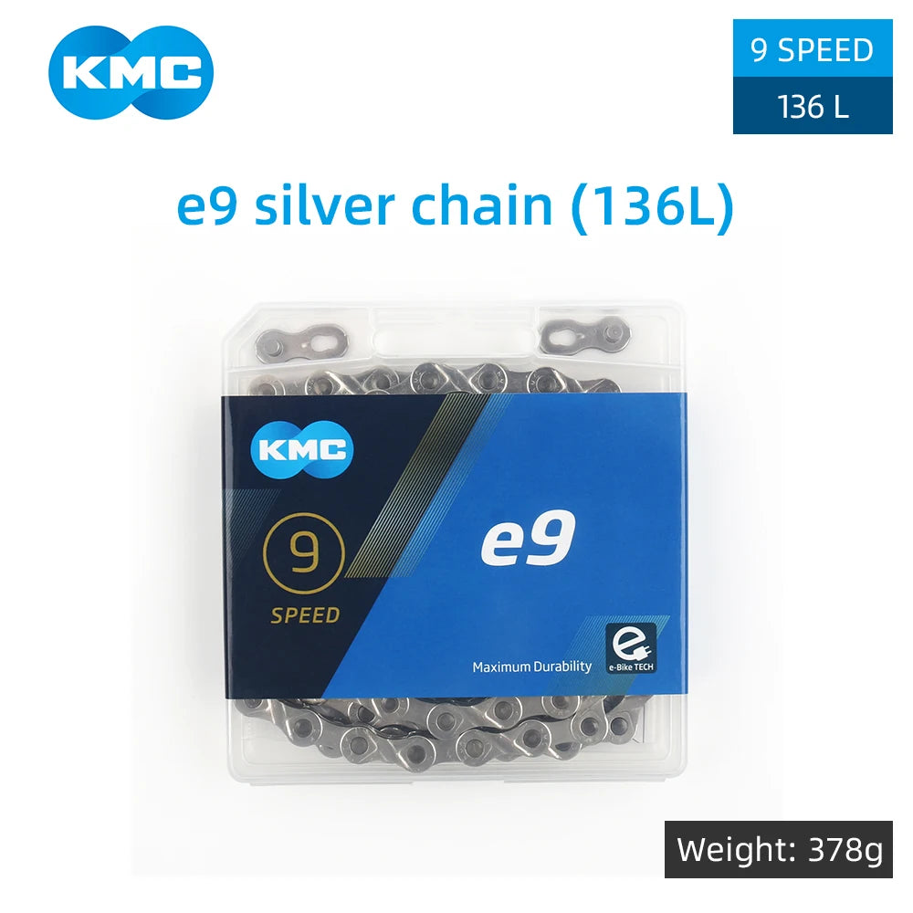 KMC E-BiKE E8 E9 E10 E11 E12 Chain 8 9 10 11 12 Speeds 136 Links Anti-rust Electric Sport Bicycle eBike Chains Original