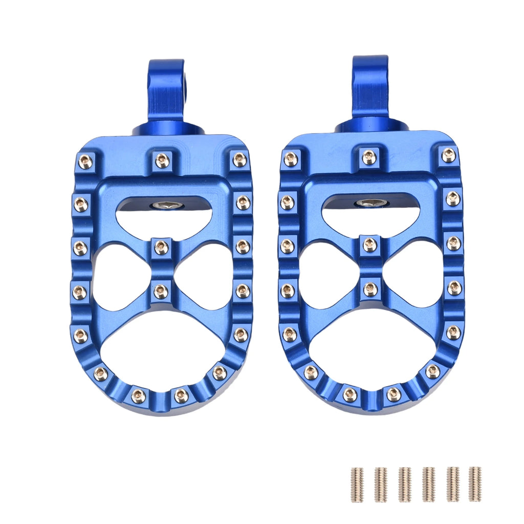 Motorcycle Foot Pegs MX Wide Fat Footrests Pedals W/Shifter Pegs For Harley Sportster XL 883 1200 Dyna Street Bob Bobber Custom