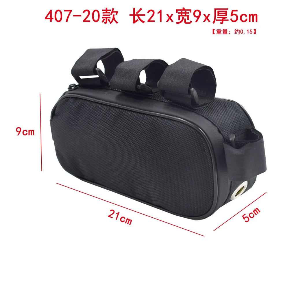 Bicycle Bike Tube Frame Pack Bag Case Battery front Tool Box Storage MTB Ebike