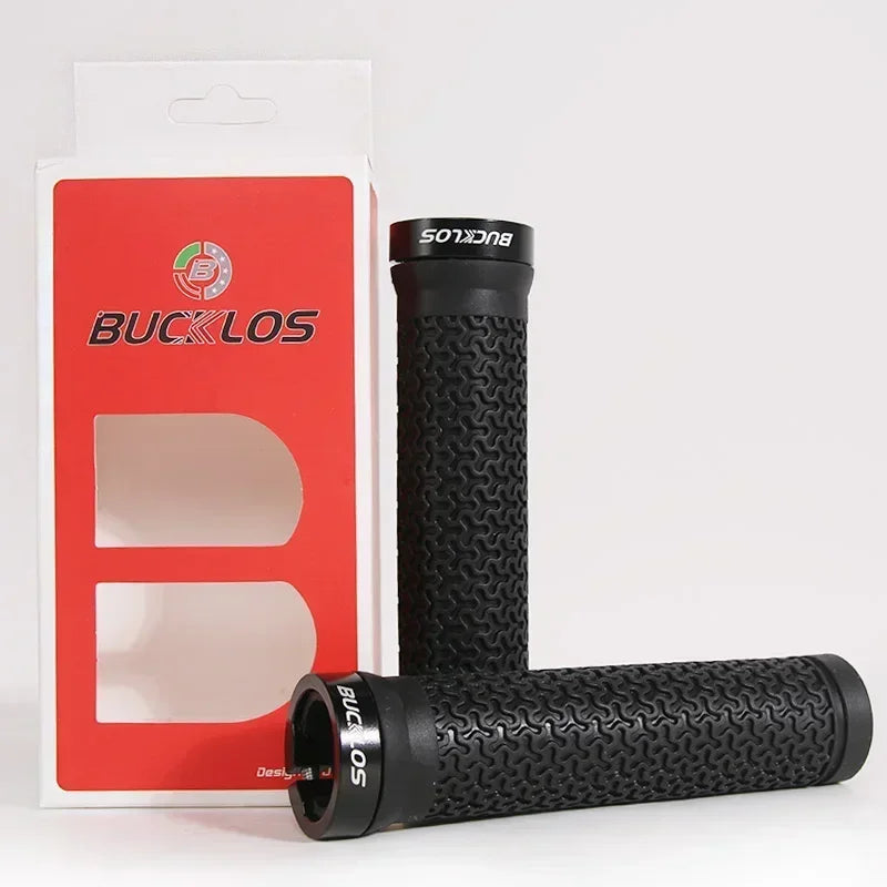 BUCKLOS Bicycle Grips Integrated Rubber Anti-slip Mtb Handlebar Cover Lock on Mountain Bike Handle Bar Cuffs BMX Cycling Parts