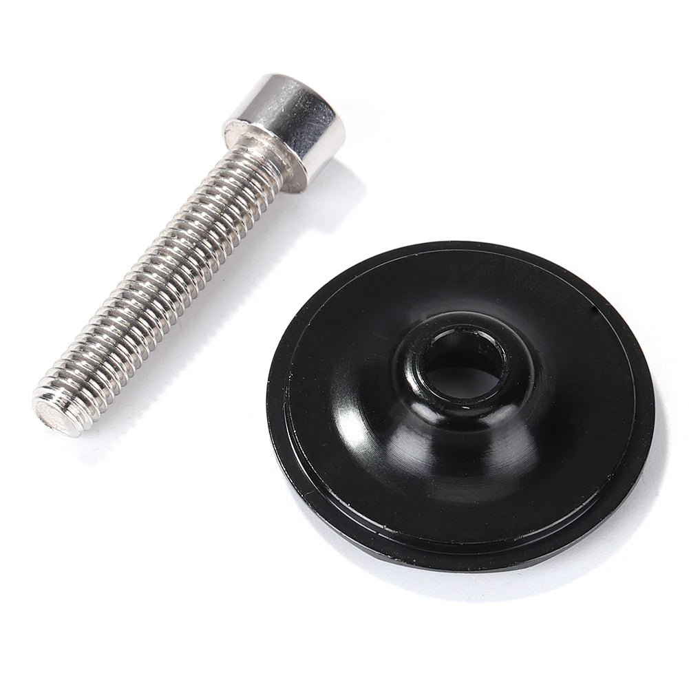 Aluminum Alloy Bicycle Stem Top Cap with/without Screw Bike Cycling Headset Cap Cover Cycling Replacement Parts