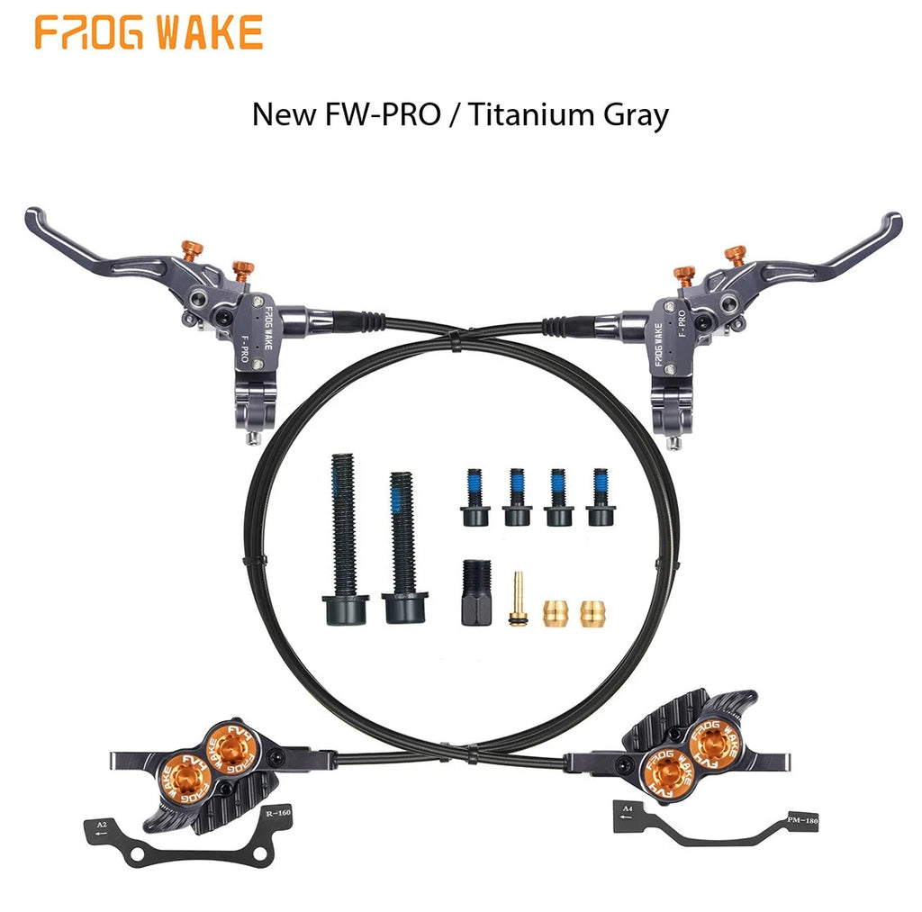 Frog F-PRO 4-Piston Hydraulic Brake DH Downhill for MTB & E-Bike