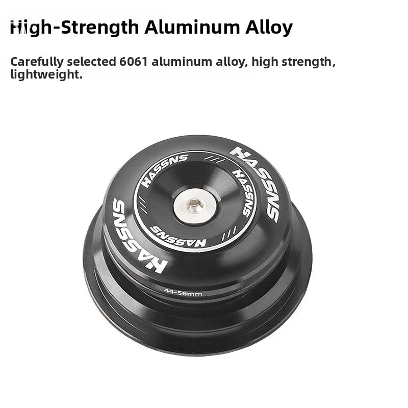 1 1/8 Inch 44mm Integrated MTB Headset Tapered Straight Tube Fork Bicycle Steering Bearing With Top Cap For Mountain Bike