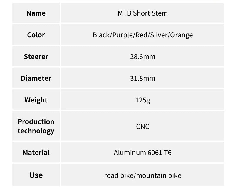 Ultralight MTB/Road Bike Power Stem 31.8X35mm Adjustable Mtb Bicycle Handlebar Parts Aluminium Alloy Cycling Stem