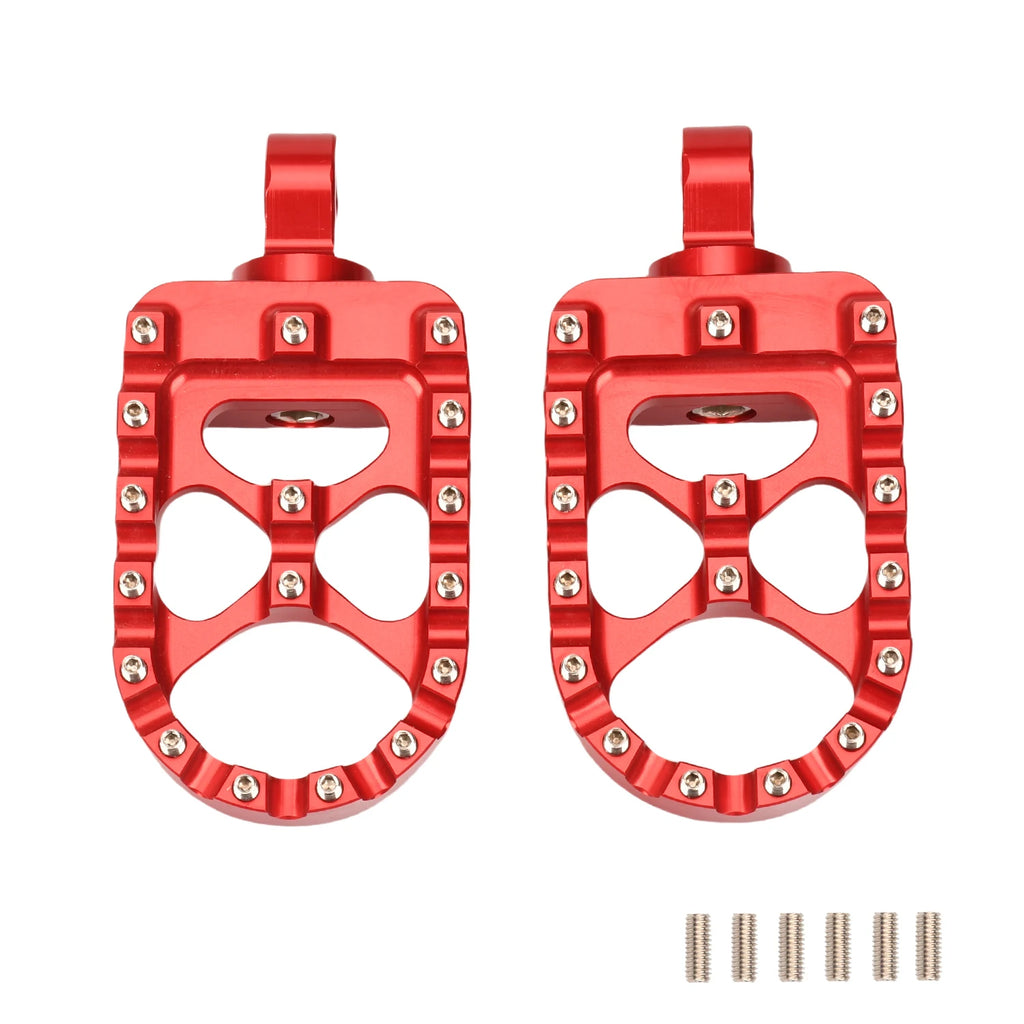 Motorcycle Foot Pegs MX Wide Fat Footrests Pedals W/Shifter Pegs For Harley Sportster XL 883 1200 Dyna Street Bob Bobber Custom