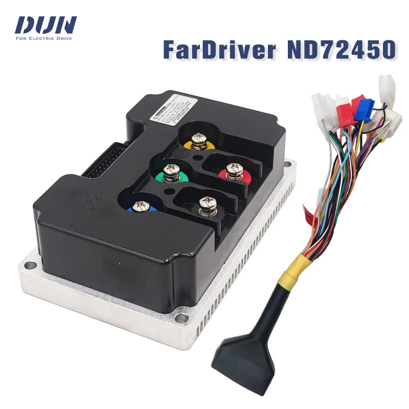 Fardriver Controller ND72450 3000W-5000W V2 48V/60V/72V DC 200A Phase 450A Fardriver 72450 Controller For QS138 70H 3000W Motor