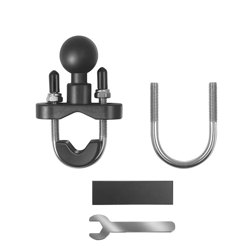 1 inch Ball Head Adapter Mount Base Motorcycle Handlebar Rearview Mirror Bracket for DJI GoPro Insta360 Action Camera Accessory