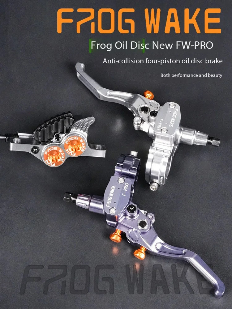 Frog F-PRO 4-Piston Hydraulic Brake DH Downhill for MTB & E-Bike