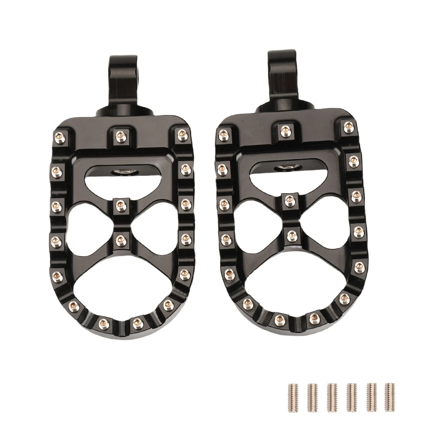 Motorcycle Foot Pegs MX Wide Fat Footrests Pedals W/Shifter Pegs For Harley Sportster XL 883 1200 Dyna Street Bob Bobber Custom