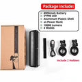 10000LM Bicycle Light Front Bike Light Waterproof 8000mah 5*P90 Flashlight USB Charging MTB Road Cycling Lamp Accessories