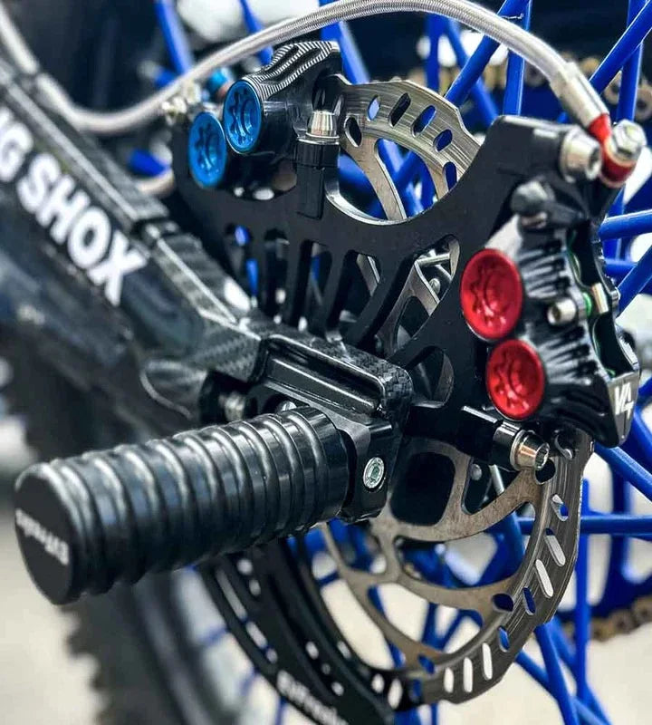 Super bike Light bee X/S Upgrade Foot Brake Dual Caliper Bracket Rear Dual Brake Adapter Bracket Rear Caliper Disc Brake Cover