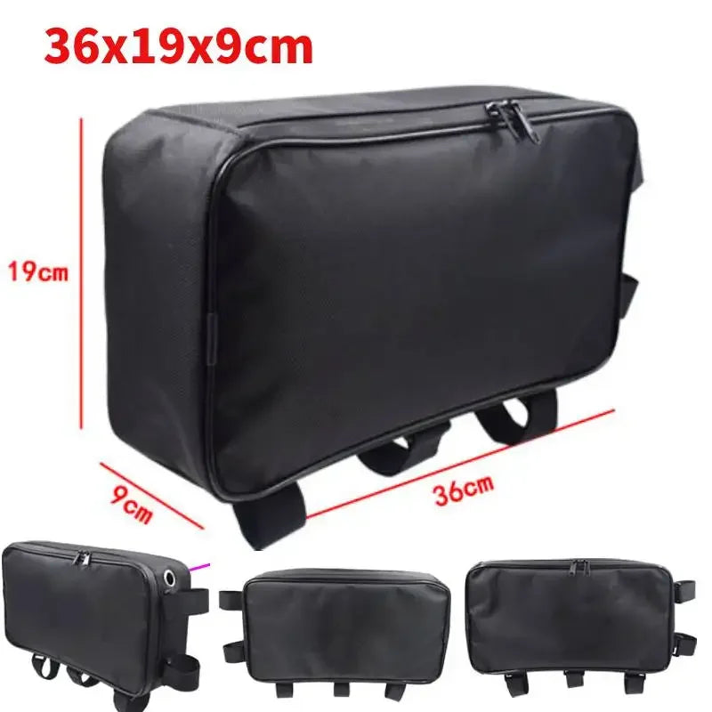 Bicycle Bike Tube Frame Pack Bag Case Battery front Tool Box Storage MTB Ebike