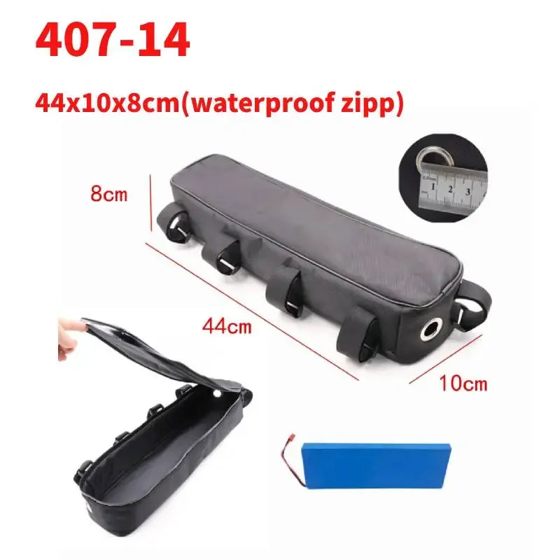 Bicycle Bike Tube Frame Pack Bag Case Battery front Tool Box Storage MTB Ebike