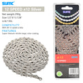 SUMC Bicycle Chain 8/9/10/11/12 Speed 126/136 Links Anti-Rust Coating MTB Road Bike Chain E8 E9 E10 E11 E12