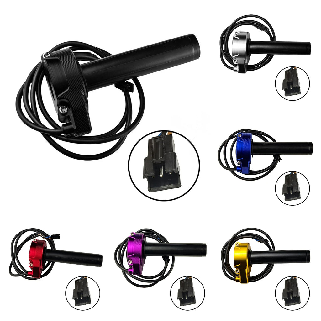CNC Motorcycle Electronic Throttle Handle Throttle Handlebar Fit For Sur-Ron Surron Light Bee S X Electric Motocross Universal P
