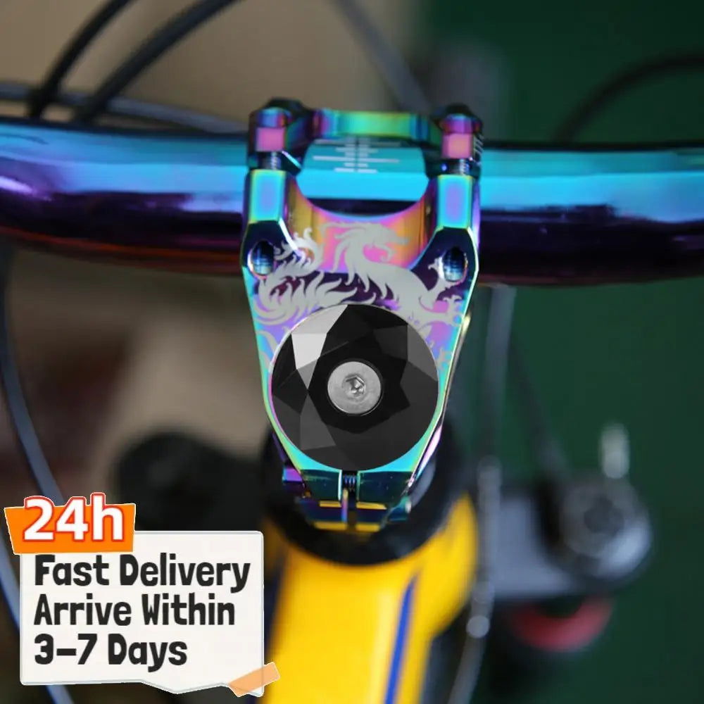Aluminum Alloy Bicycle Stem Top Cap with/without Screw Bike Cycling Headset Cap Cover Cycling Replacement Parts