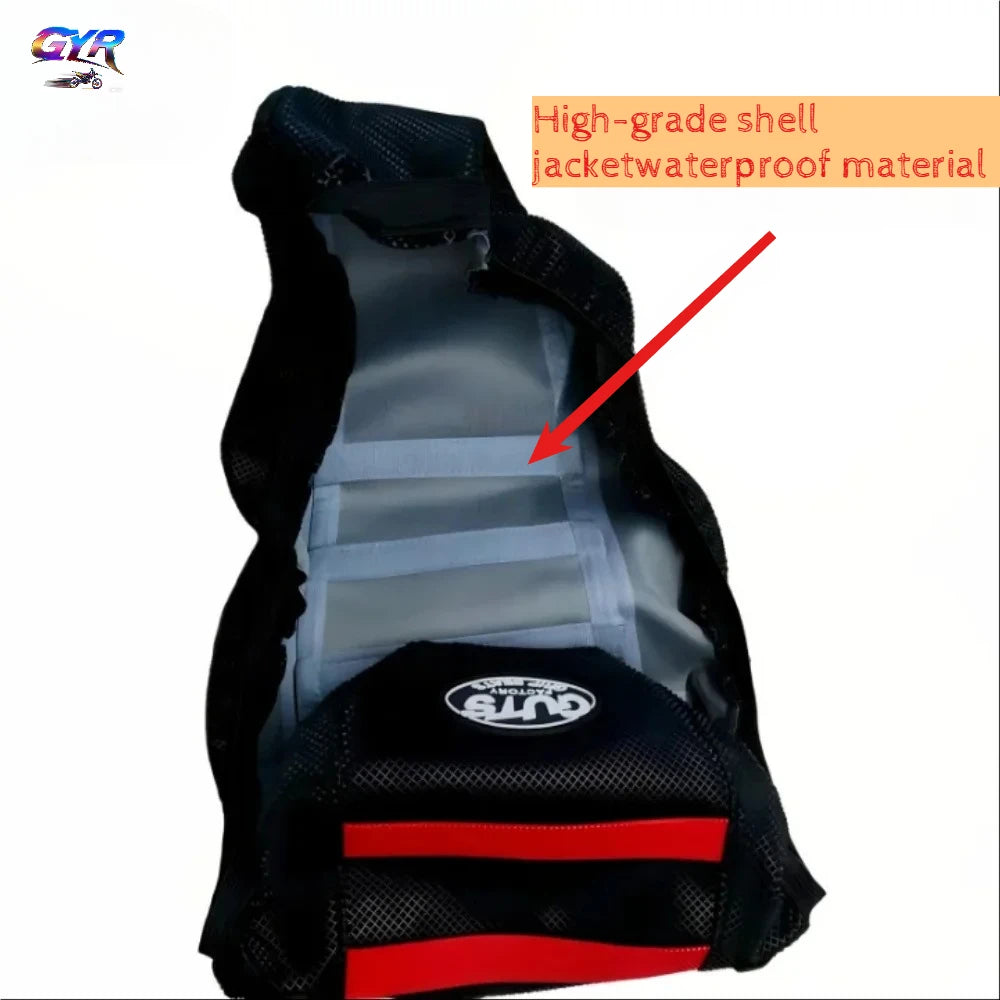 For Light Bee X S Off-Road Electric Vehicle Off-Road Electric Bike Motorcycle Pro Ribbed Rubber Gripper Anti-slip Seat Cover