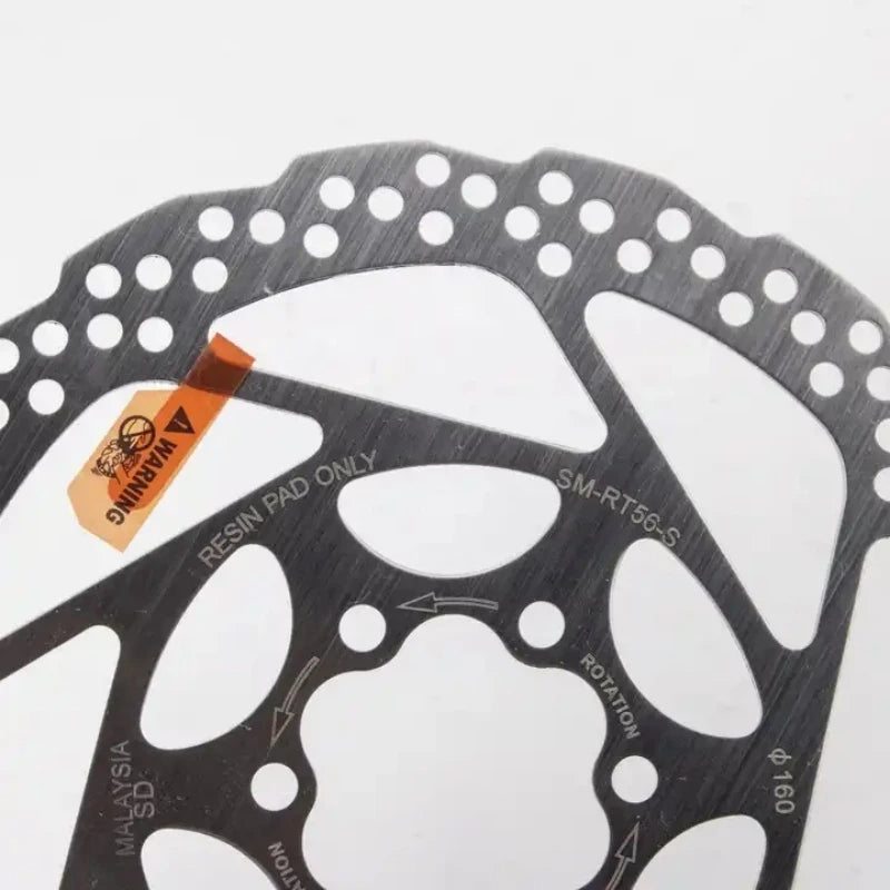 SHIMANO DEORE SM-RT56 Brake Rotor 160MM 180MM Mountain Bicycle Hydraulic Disc Brake Rotors with 6 Bolts for Resin Pad Bike Parts