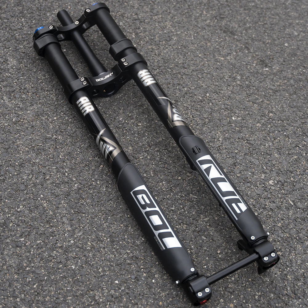 BOLANY Downhill MTB Electric Bike Beach Motorcycle Inverted Fork Shock Absorber 160mm  26 27.5 29 XC AM DH Bicycle Accessories