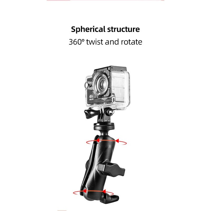 Bicycle Handlebar Mount Motorcycle Holder For Gopro Hero 13 12 11 10 9 8 SJCAM SJ4000 AKASO X5 insta360 DJI Osmo Action Camera