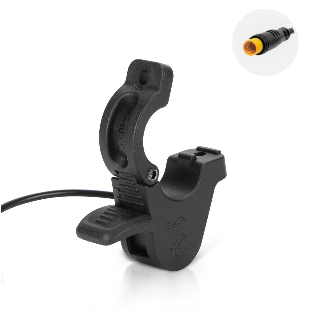 WUXING 300X Electric Bike Fast Release Thumb Throttle, Speed Accelerator for E-Bikes, E-Scooters, and Bafang Conversion Kit