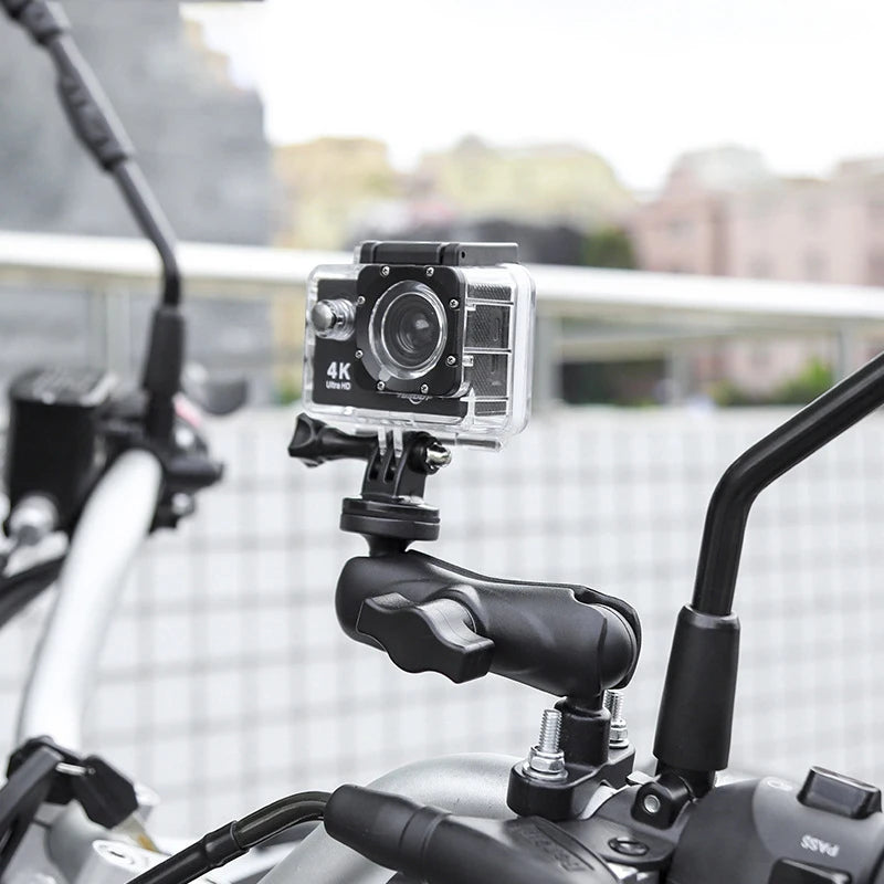 Bicycle Handlebar Mount Motorcycle Holder For Gopro Hero 13 12 11 10 9 8 SJCAM SJ4000 AKASO X5 insta360 DJI Osmo Action Camera