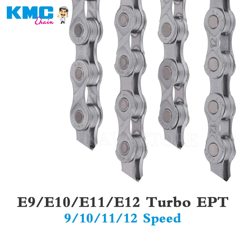 KMC E-BiKE E8 E9 E10 E11 E12 Chain 8 9 10 11 12 Speeds 136 Links Anti-rust Electric Sport Bicycle eBike Chains Original