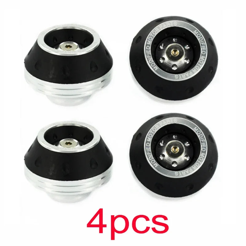 2/4Pcs Universal Motorcycle Wheel Protection Crash Pad Motorbike Crash Protectors Alloy Motocross Falling Front Fork Slider Cups