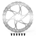 BUCKLOS 140/160/180/203mm Bike Brake Disc Stainless Steel Bicycle Brake Rotors Road MTB Bike Rotor 6-Bolt Cycling Disc