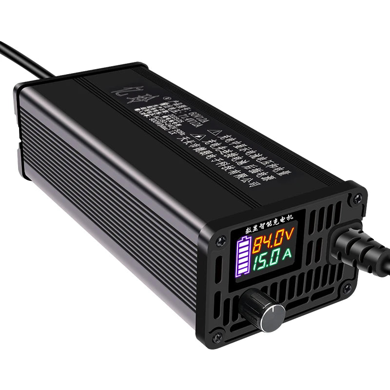 10A 15A 24V 48V 58.4V 72V 60V 84V Li-ion Lifepo4 Lithium Battery Charger Curren Adjust 13S 54.6V Fast Charge 8S 16S 20S 24S part