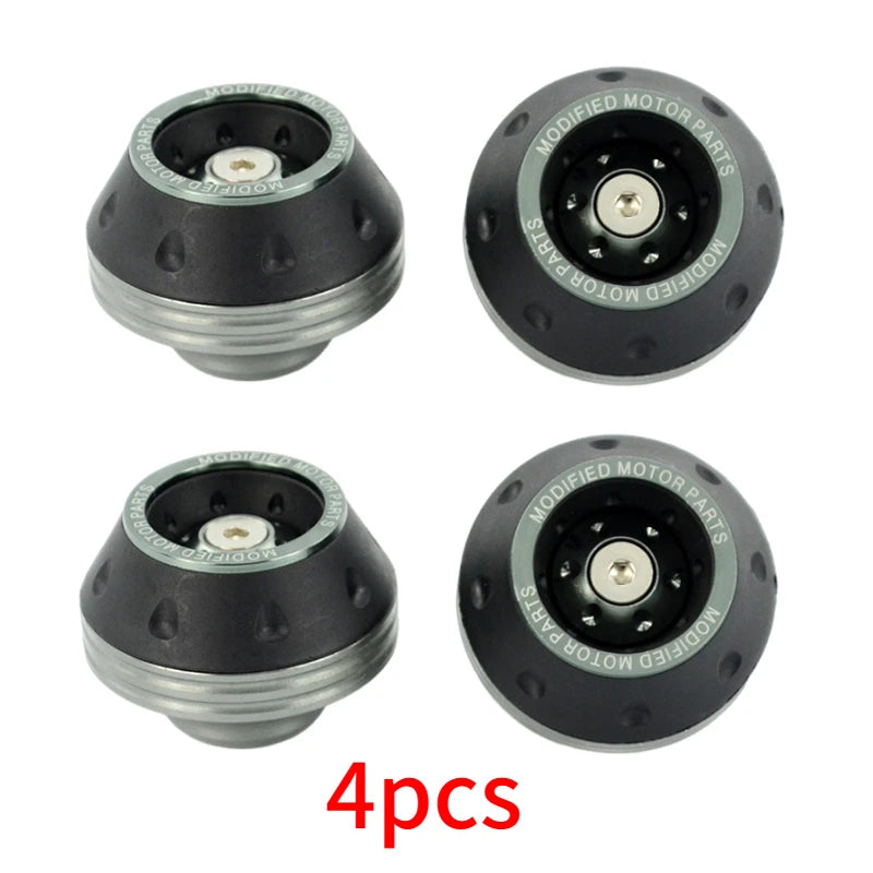 2/4Pcs Universal Motorcycle Wheel Protection Crash Pad Motorbike Crash Protectors Alloy Motocross Falling Front Fork Slider Cups