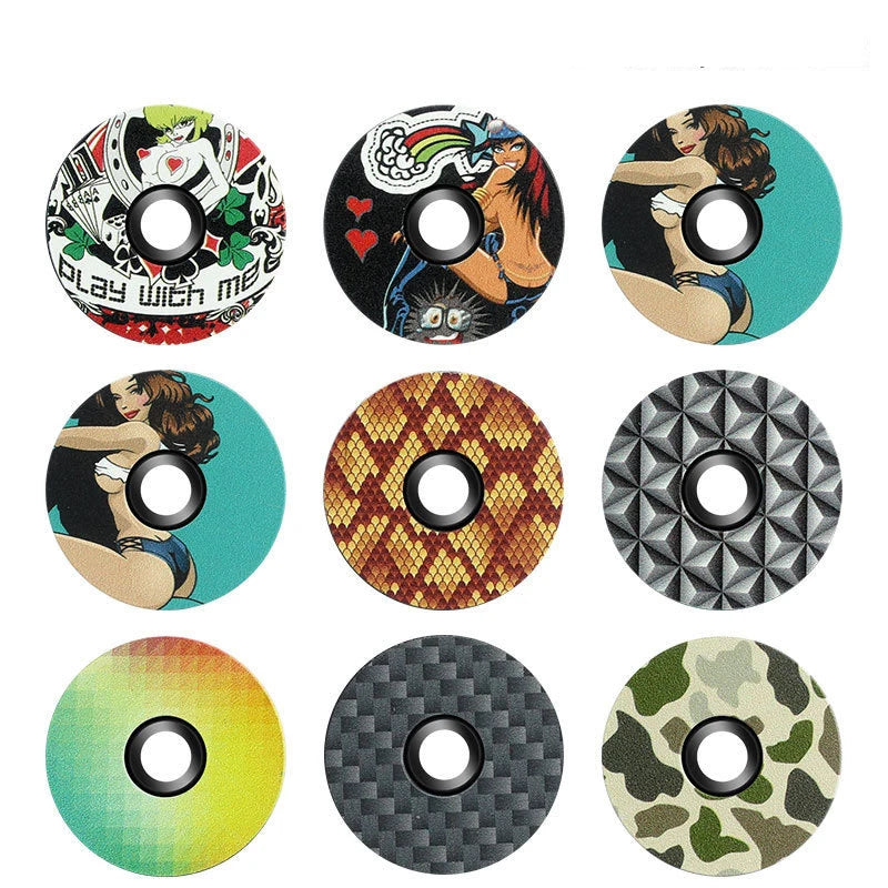 MTB Mountain Road Bike Bowl Cover with Screw Bicycle Stem Top Cap for 28.6mm Fork Bicycle Tube Headset Cap Cycling Accessories