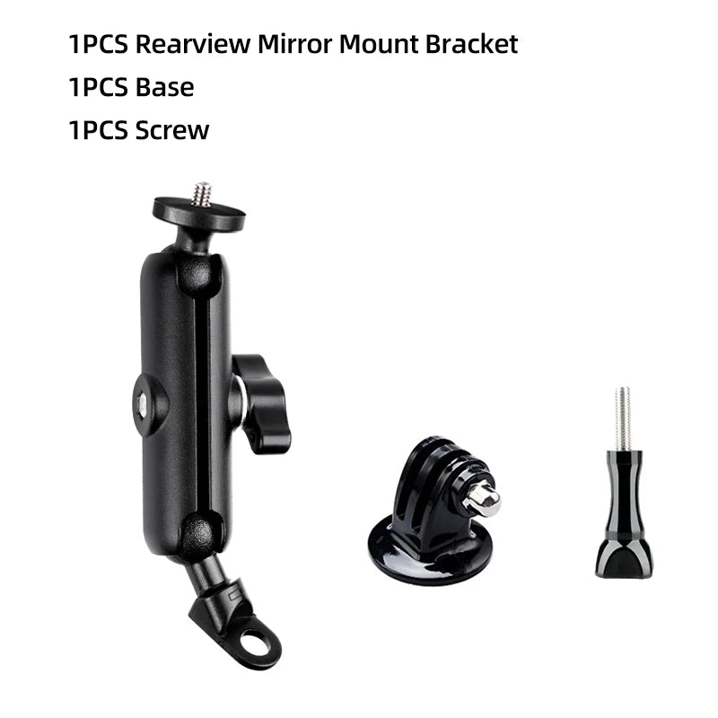 Bicycle Handlebar Mount Motorcycle Holder For Gopro Hero 13 12 11 10 9 8 SJCAM SJ4000 AKASO X5 insta360 DJI Osmo Action Camera