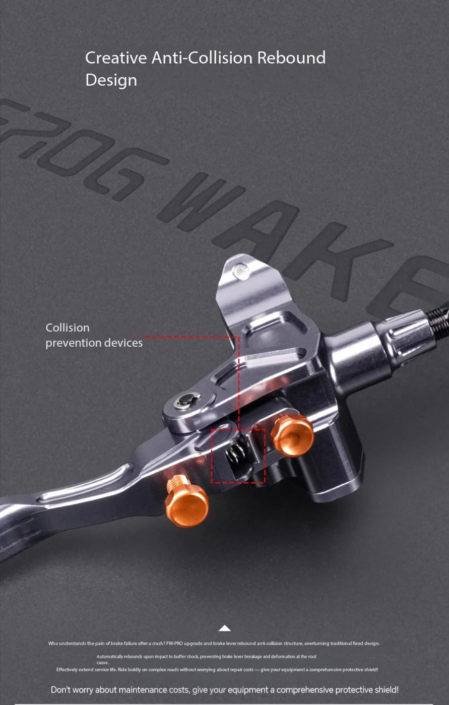 Frog F-PRO 4-Piston Hydraulic Brake DH Downhill for MTB & E-Bike