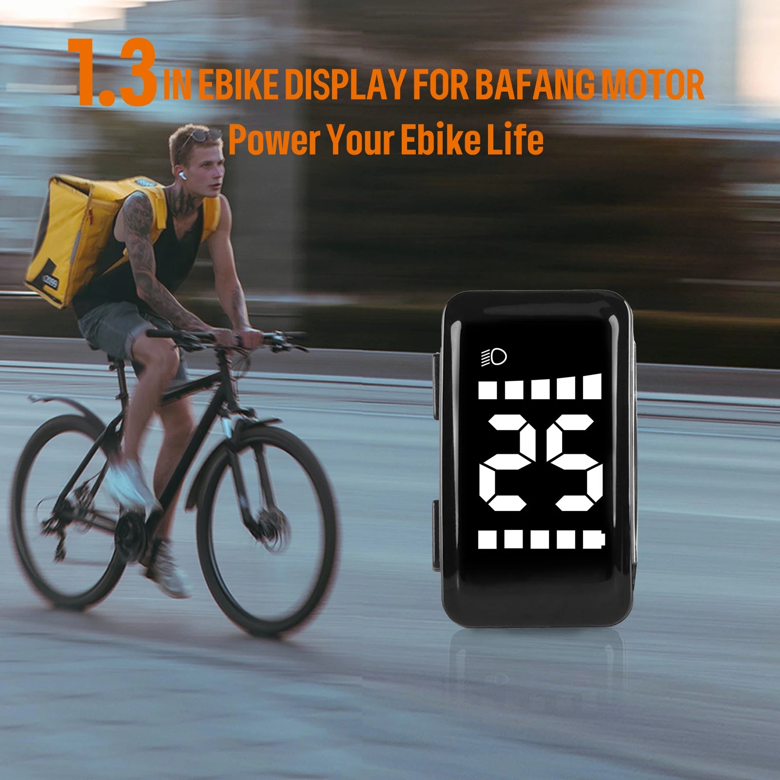 BAFANG Mini DZ40 Display 24/36/48V Ebike Intelligent LCD Screen 5PIN Female Waterproof for BAFANG BBS02B BBS01B BBSHD Mid Motor