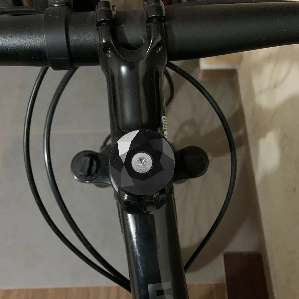 Aluminum Alloy Bicycle Stem Top Cap with/without Screw Bike Cycling Headset Cap Cover Cycling Replacement Parts
