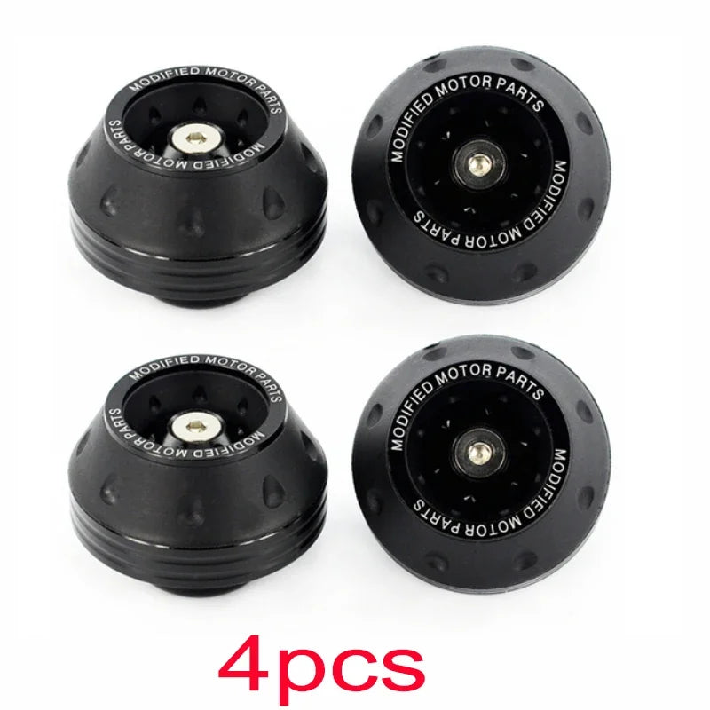 2/4Pcs Universal Motorcycle Wheel Protection Crash Pad Motorbike Crash Protectors Alloy Motocross Falling Front Fork Slider Cups