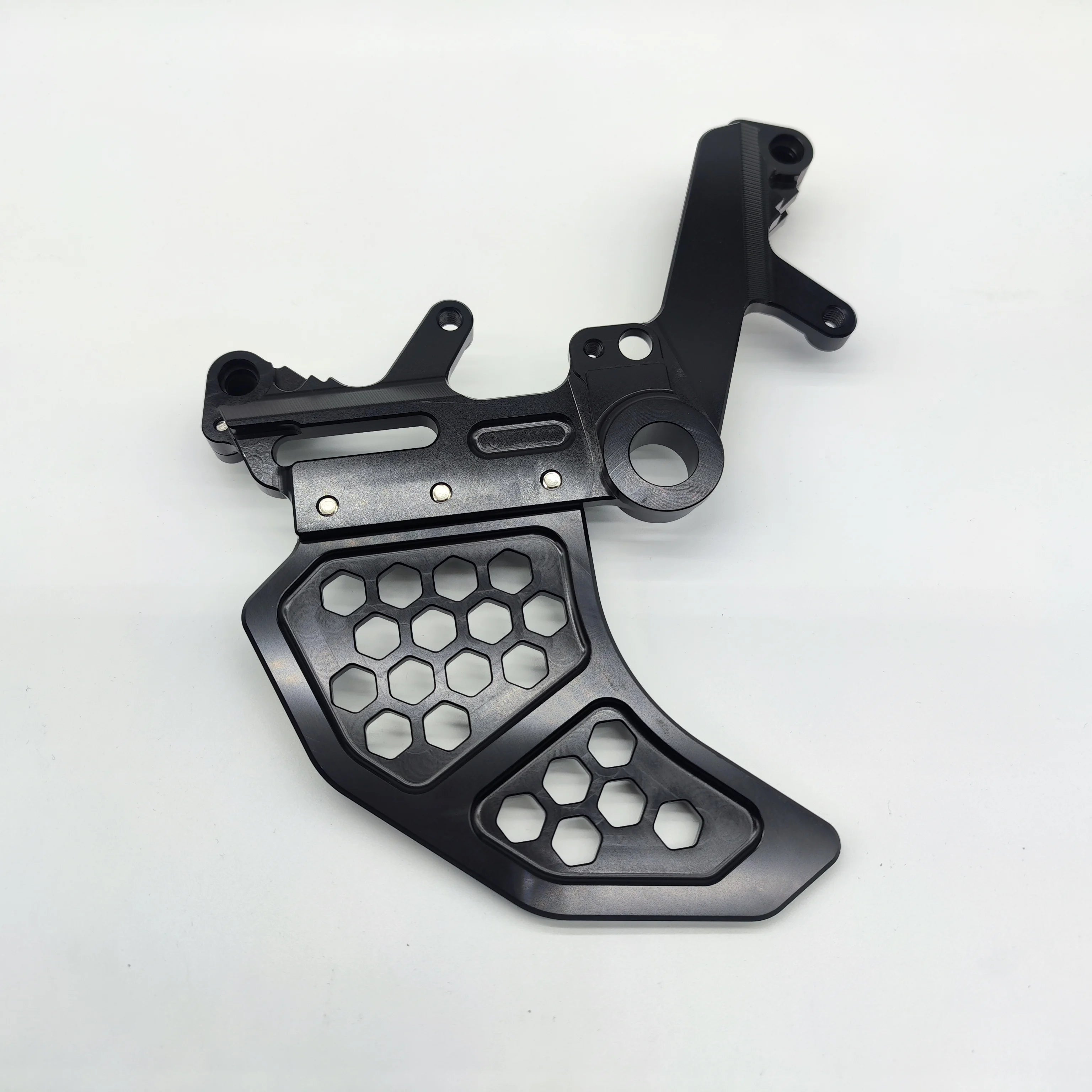 FMO CNC-Machined Reinforced Dual Caliper Bracket – With Disc Protection, For Ultra Bee Motorcycle Accessory