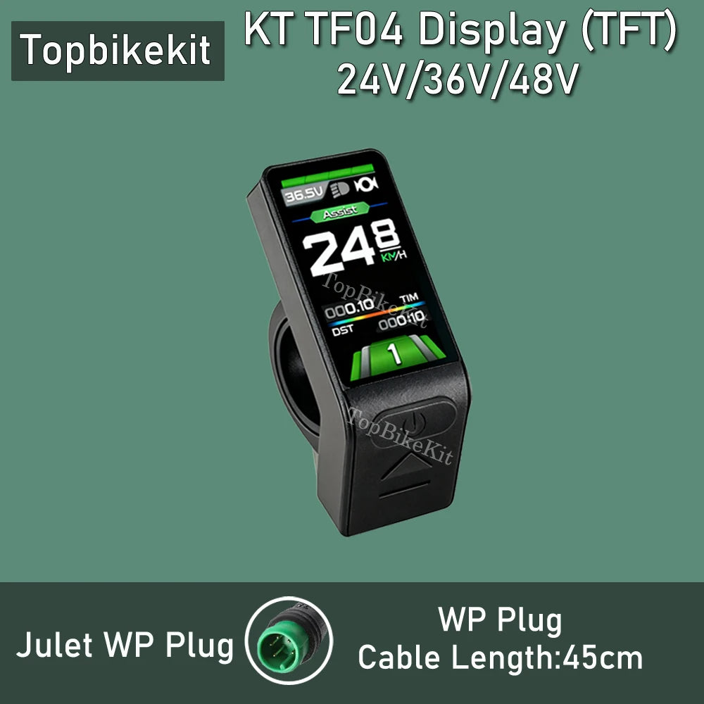 Ebike KT Display LCD8H Meter Display LED890 LED900S LCD3/4/5/8/9/10H/11 LCD Display+Julet 5pins WP Plug /SM Plug