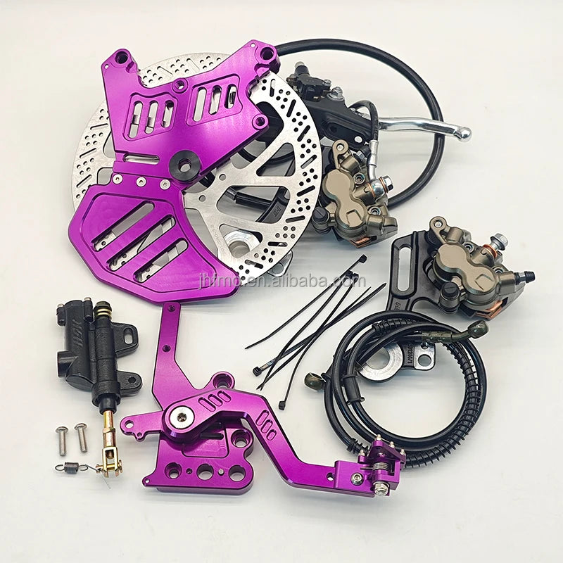 Ultra Bee Brake 240mm Rear Disc Brake Kit with Dual-Caliper Bracket for Talaria MX3 MX4 Motorcycles-Retrofit/Upgrade