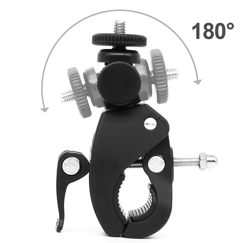 Bicycle Handlebar Mount Motorcycle Holder For Gopro Hero 13 12 11 10 9 8 SJCAM SJ4000 AKASO X5 insta360 DJI Osmo Action Camera