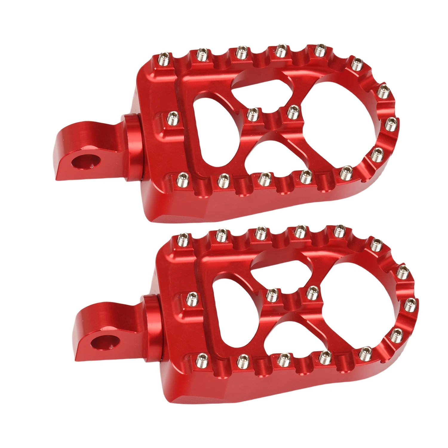 Motorcycle Foot Pegs MX Wide Fat Footrests Pedals W/Shifter Pegs For Harley Sportster XL 883 1200 Dyna Street Bob Bobber Custom