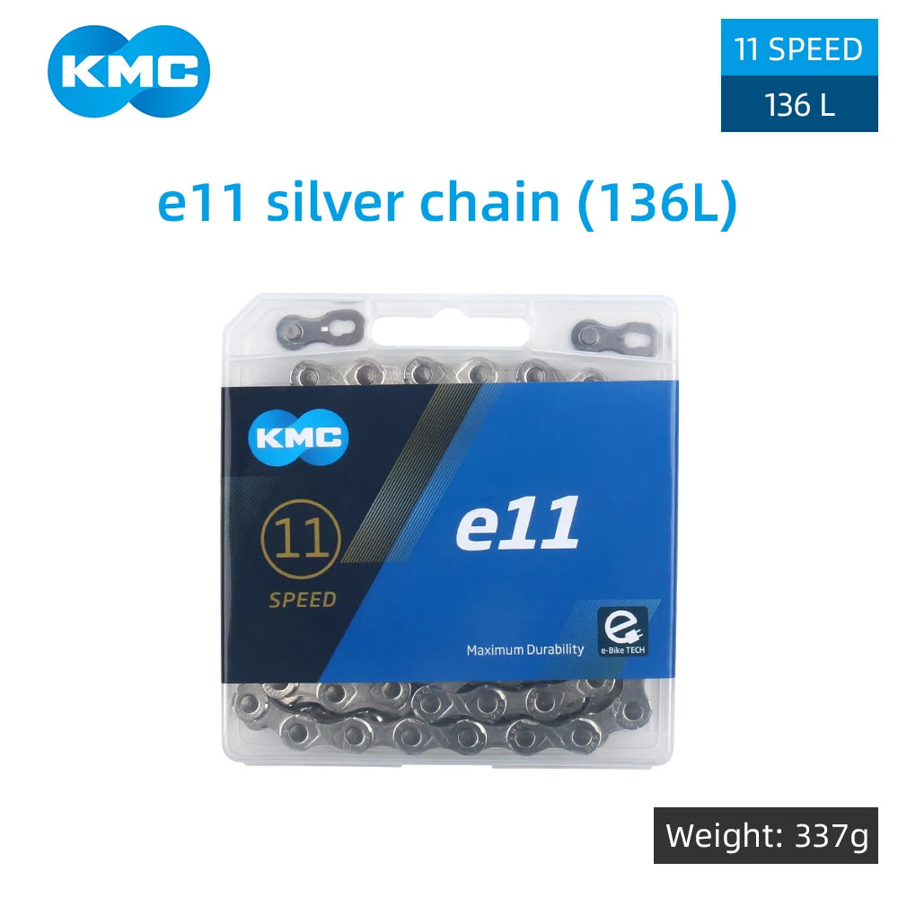 KMC E-BiKE E8 E9 E10 E11 E12 Chain 8 9 10 11 12 Speeds 136 Links Anti-rust Electric Sport Bicycle eBike Chains Original