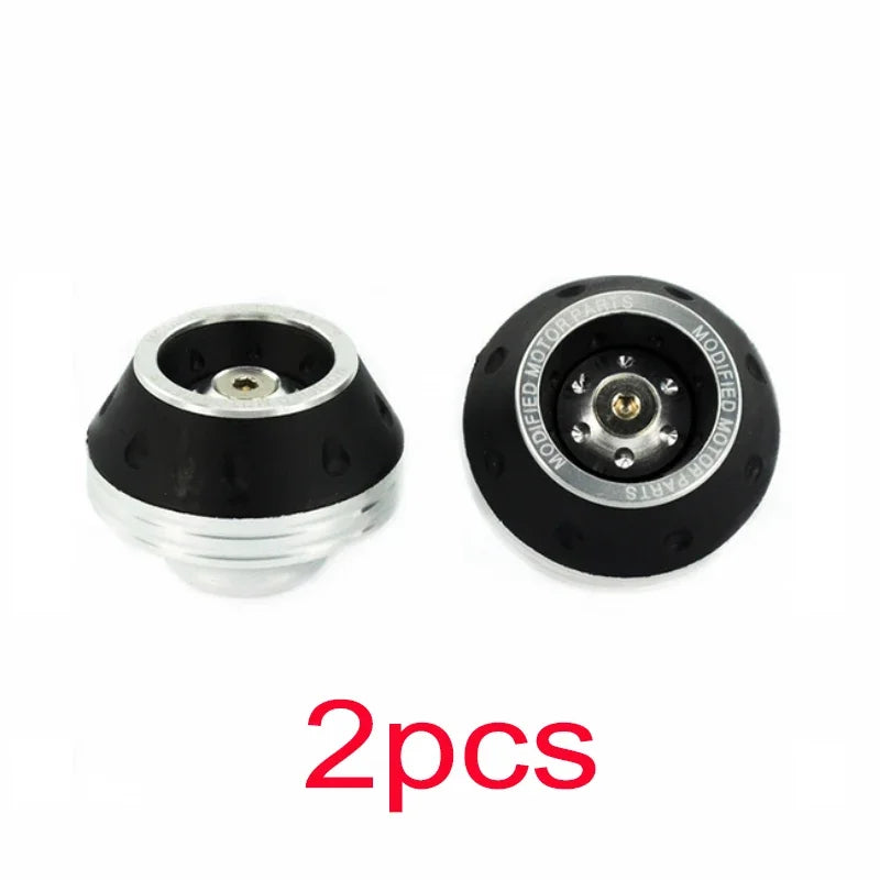 2/4Pcs Universal Motorcycle Wheel Protection Crash Pad Motorbike Crash Protectors Alloy Motocross Falling Front Fork Slider Cups