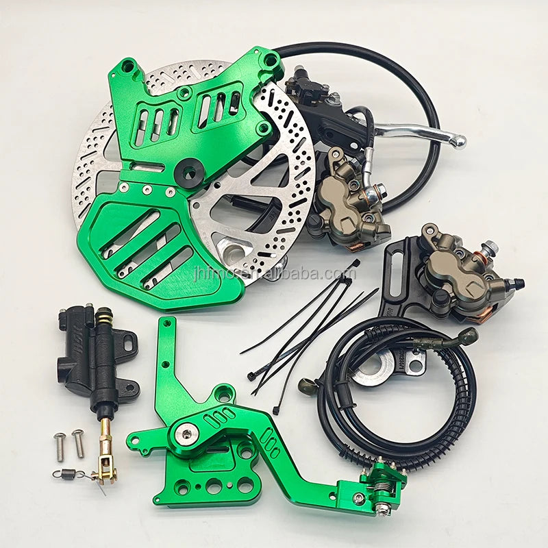 Ultra Bee Brake 240mm Rear Disc Brake Kit with Dual-Caliper Bracket for Talaria MX3 MX4 Motorcycles-Retrofit/Upgrade