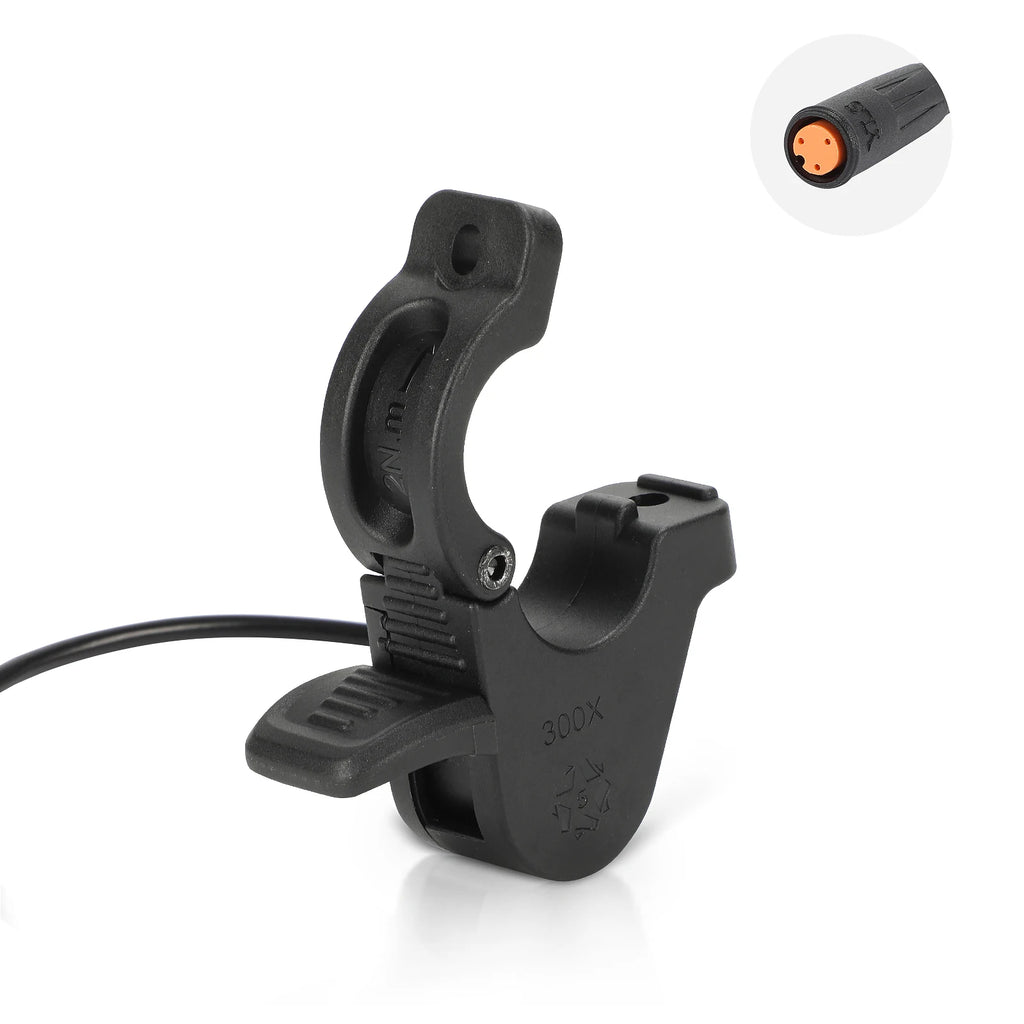 WUXING 300X Electric Bike Fast Release Thumb Throttle, Speed Accelerator for E-Bikes, E-Scooters, and Bafang Conversion Kit