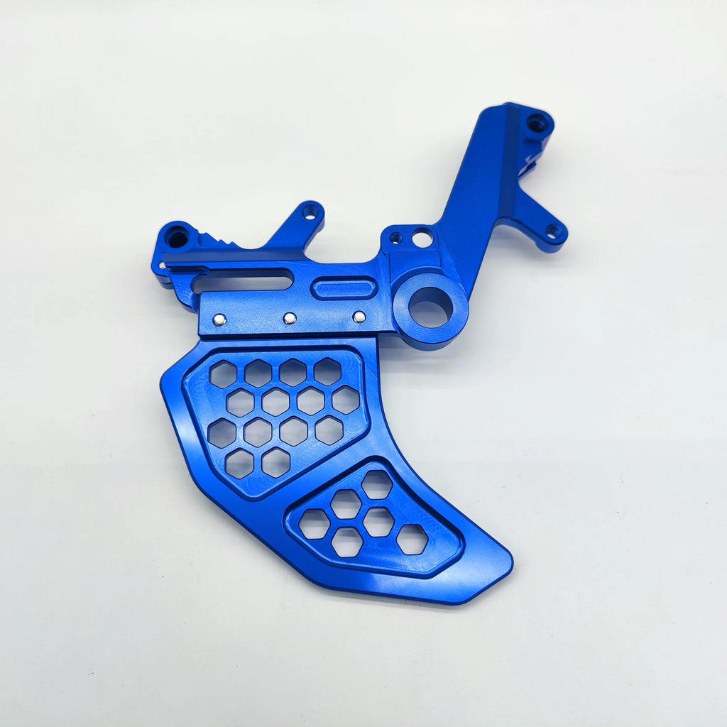 FMO CNC-Machined Reinforced Dual Caliper Bracket – With Disc Protection, For Ultra Bee Motorcycle Accessory
