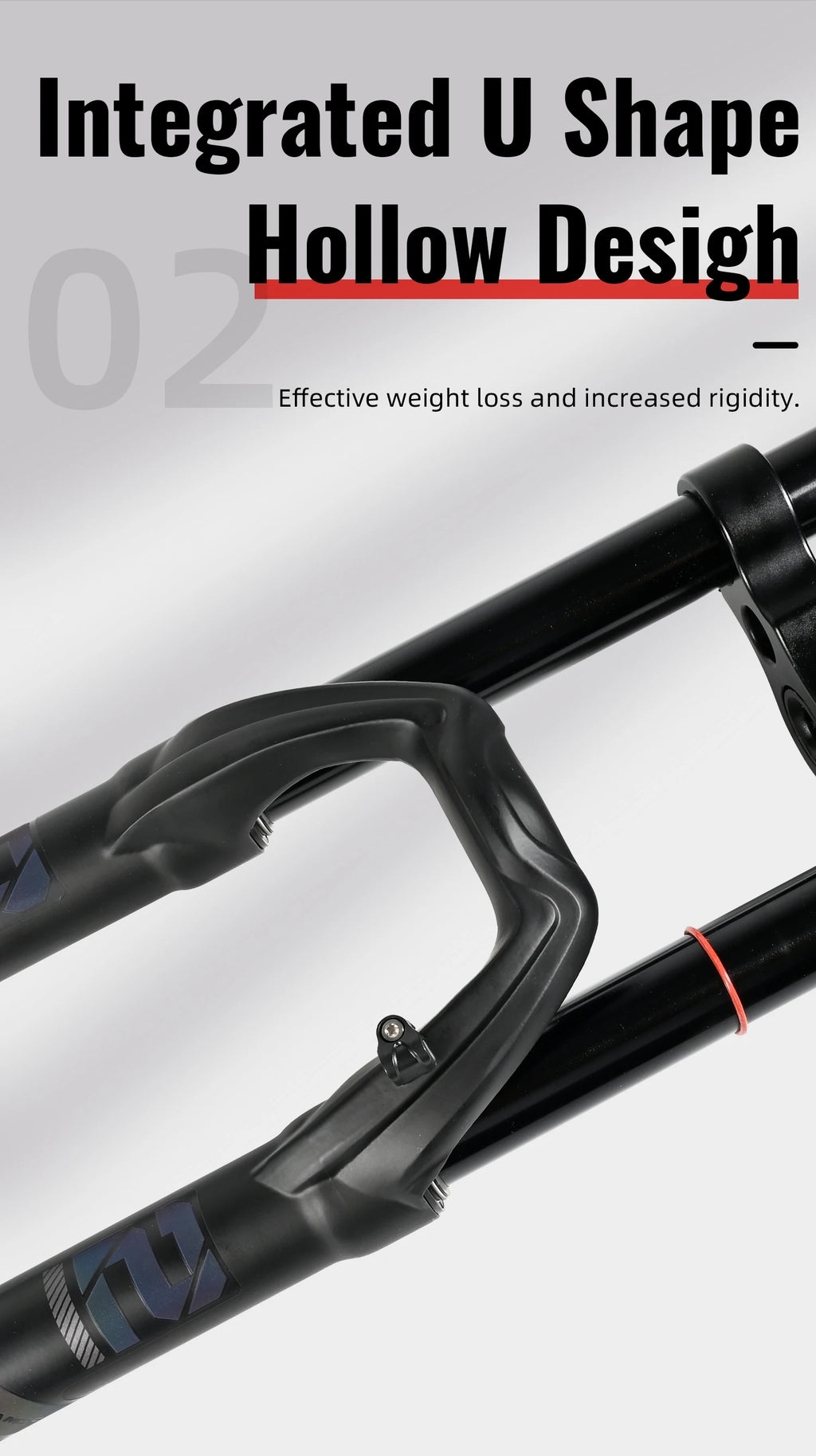 NanLio Double Shoulder Snow Front Fork 27.5inch / 29*2.5 inch MTB Fork 150mm Travel Air Supension Bike Fork E-bike Fork 15/9MM