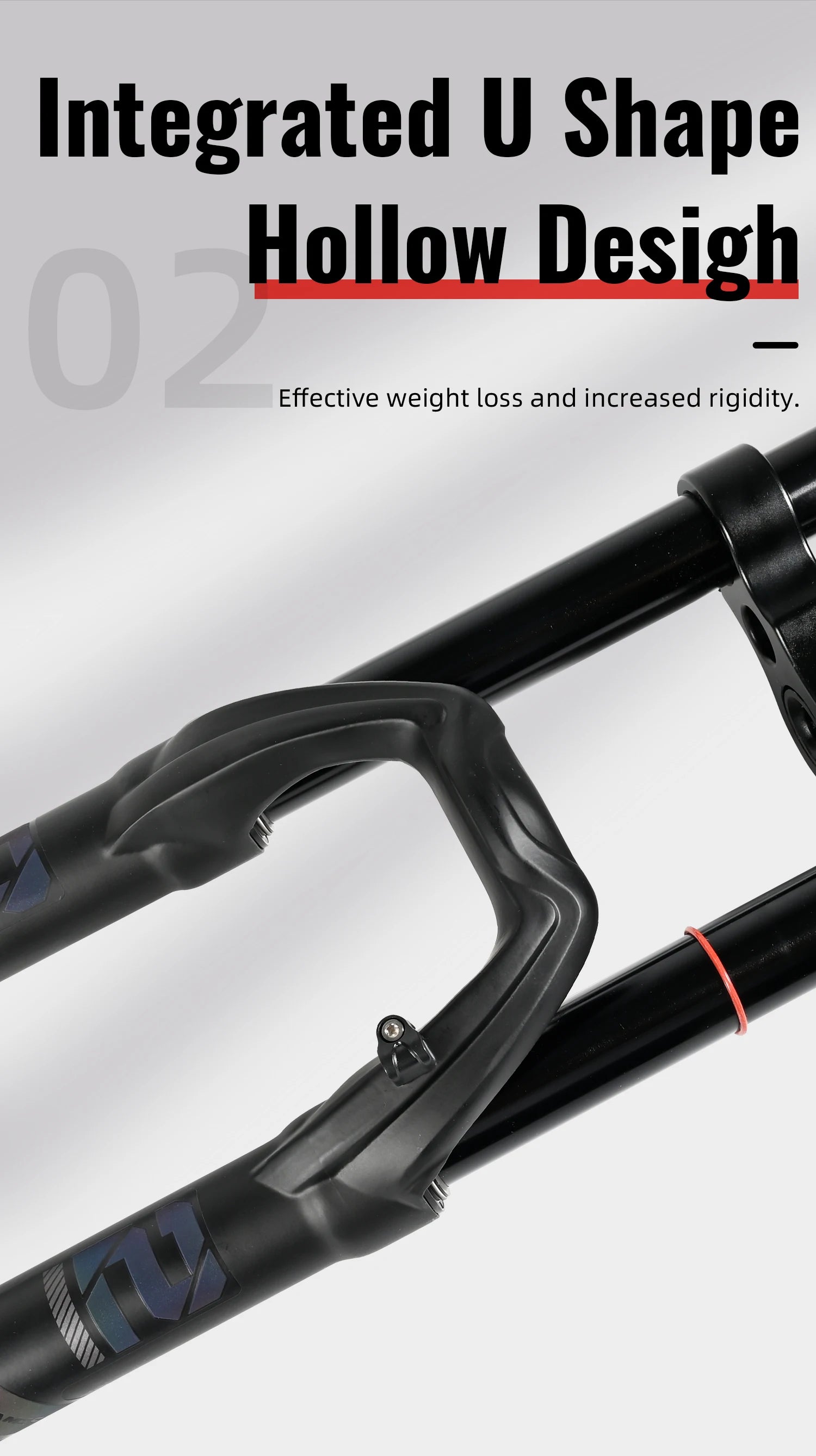 NanLio Double Shoulder Snow Front Fork 27.5inch / 29*2.5 inch MTB Fork 150mm Travel Air Supension Bike Fork E-bike Fork 15/9MM