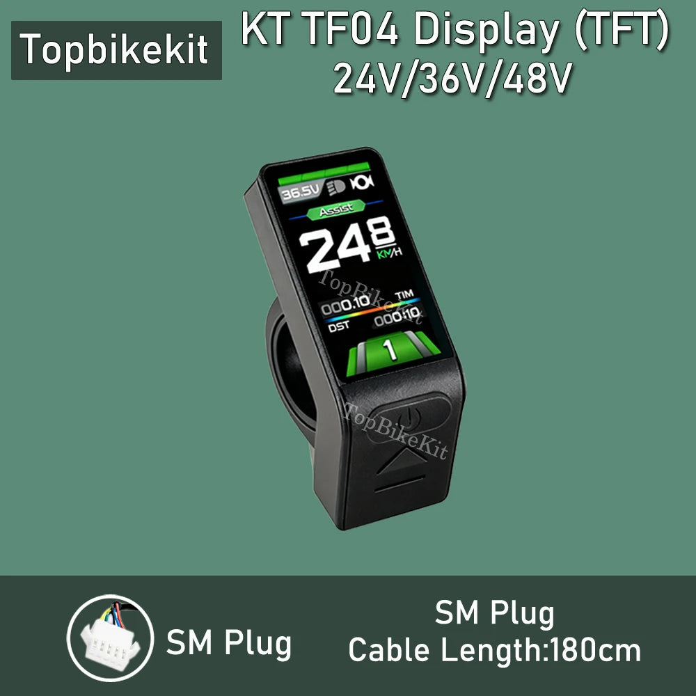 Ebike KT Display LCD8H Meter Display LED890 LED900S LCD3/4/5/8/9/10H/11 LCD Display+Julet 5pins WP Plug /SM Plug